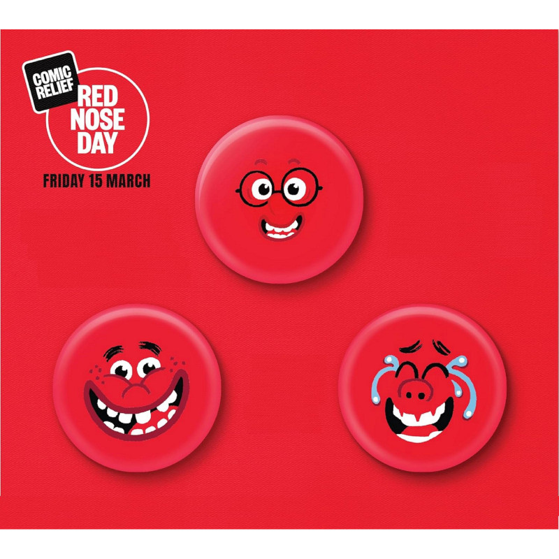 Red Nose Day Pin Badges, £1.49